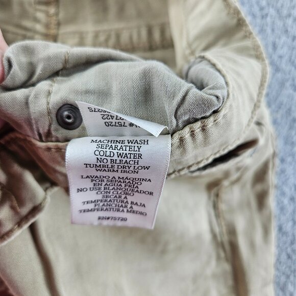 BKE Buckle Pants Mens 32 (33x29) Short Khaki Tyler Straight Chino Stretch - Picture 6 of 15